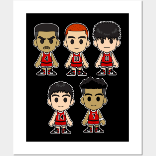 Slam Dunk Anime Chibi Posters and Art